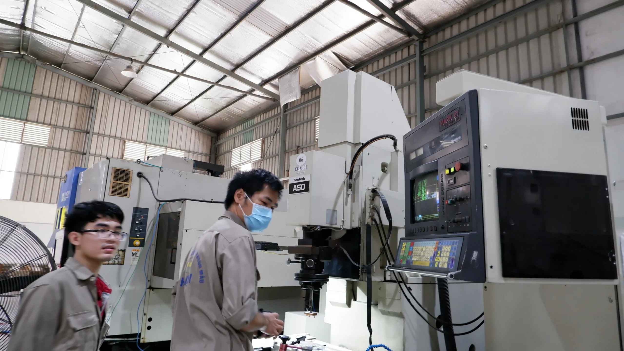 Mould component machining at HANOI MOULD